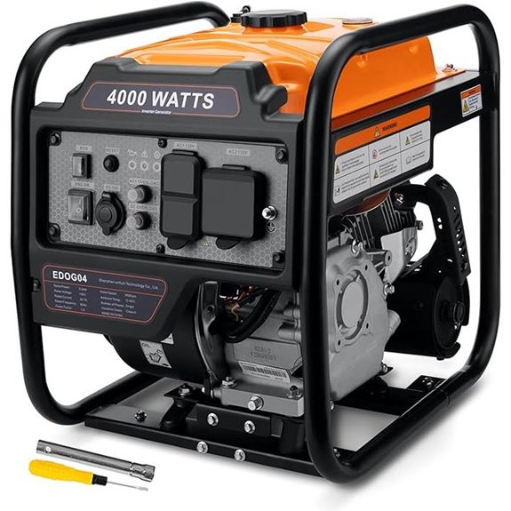 4000W Portable Inverter Generator for Camping & Backup