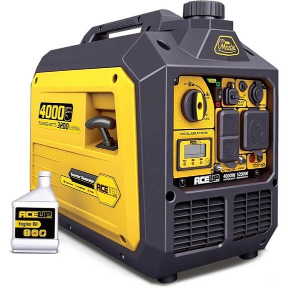 Aceup 4000W Portable Gas Inverter Generator