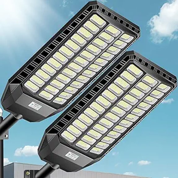 9500W Solar Street Light Outdoor 2 Pack
