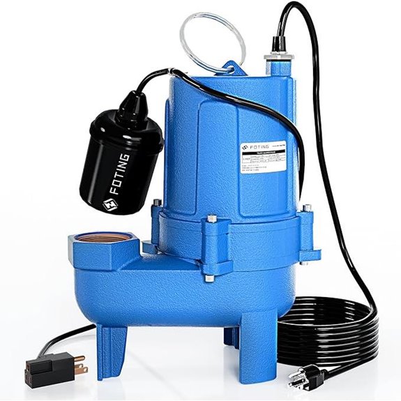 FOTING 1.5HP 9000GPH Submersible Sewage Pump