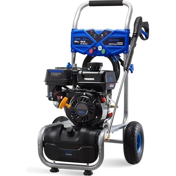Gas Pressure Washer 3500PSI 2.3GPM 209CC Nozzles