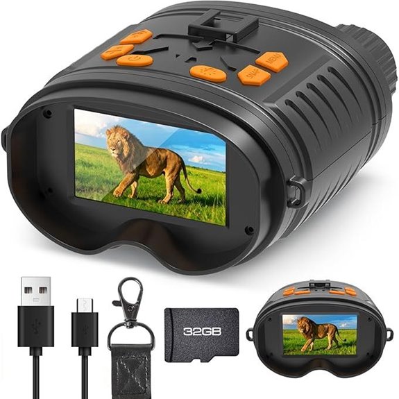 Night Vision Binoculars with 4K HD Display and 10X Zoom