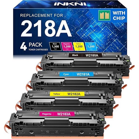 HP 218A Toner Cartridges 4 Pack for LaserJet Printers