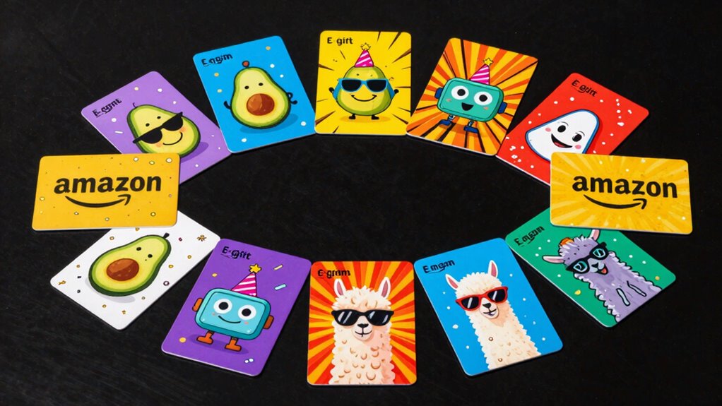 humorous amazon gift card designs