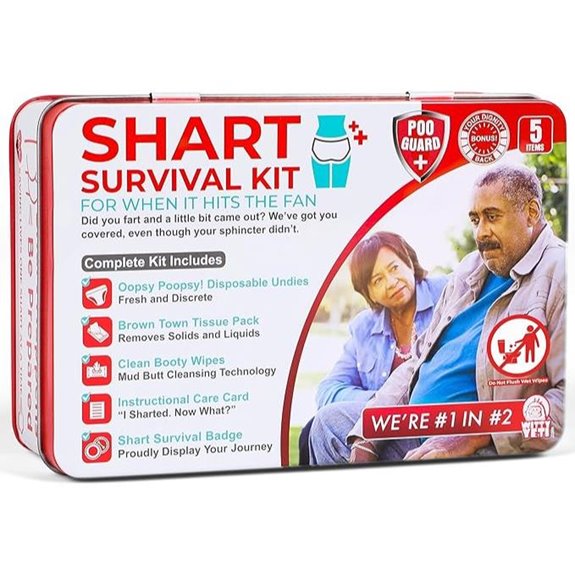 Funny Shart Survival Kit with Prank Gag Gifts