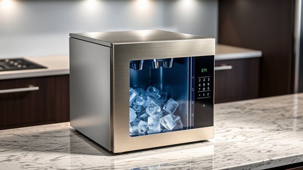ice maker capacity and installation