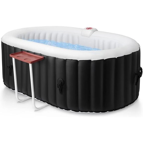 Edostory Inflatable 2-Person Hot Tub with Jets