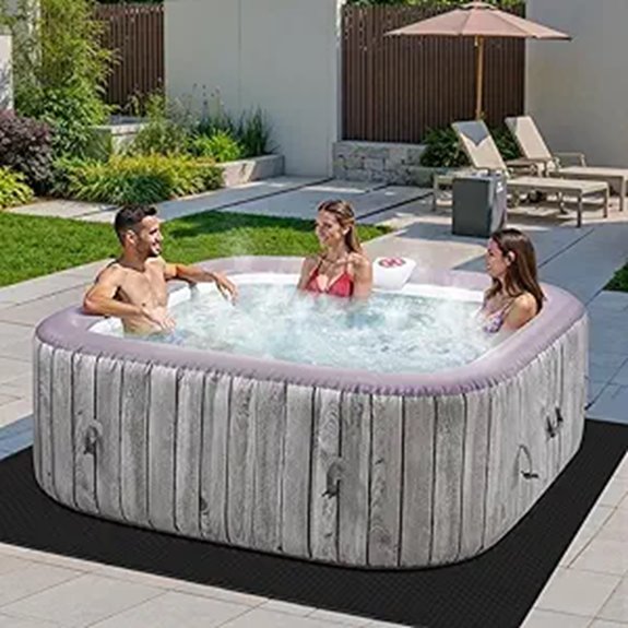 Inflatable Hot Tub for 4-6 People with Air Jets