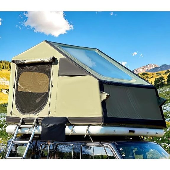 YOLENY Inflatable SUV Rooftop Tent with Skylights