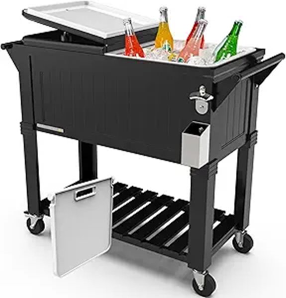 Permasteel 80-Qt Party Cooler with Divider
