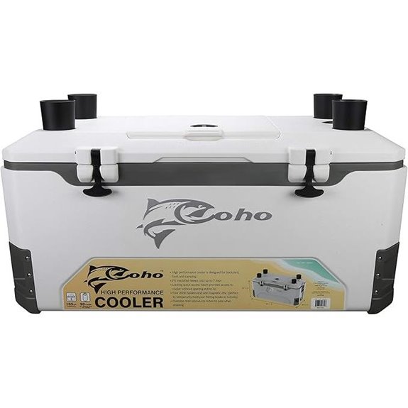 COHO 165QT Insulated Cooler with Fish Ruler