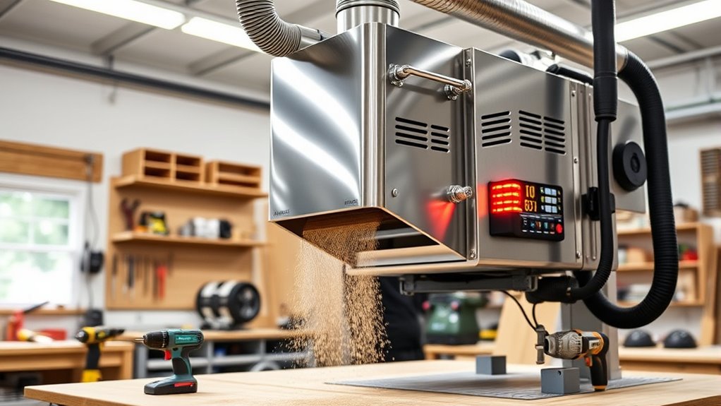 key dust collector features