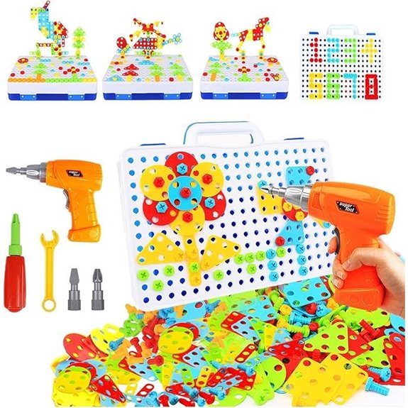 HAPTIME STEM Toys for Kids 3-8 with Drill