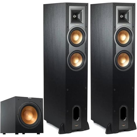 Klipsch R-26FA Floorstanding Speakers & Sub Bundle