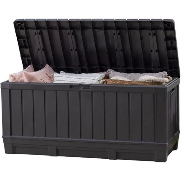 Keter Kentwood 92-Gallon Resin Deck Storage Box