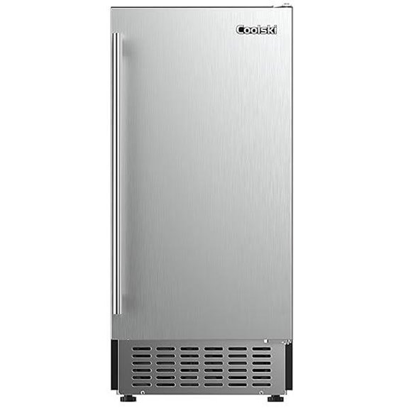 Coolski 130Lbs/Day Built-in Stainless Steel Ice Maker
