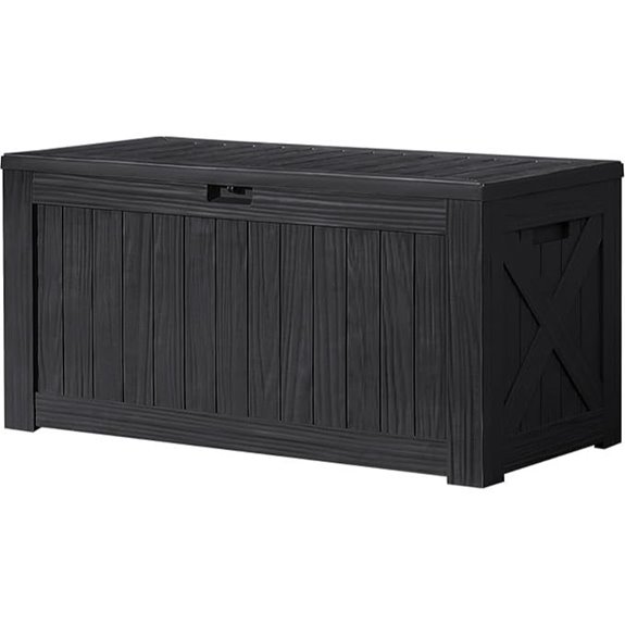 Devoko 120-Gallon Waterproof Outdoor Storage Bench