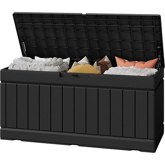 Greesum 82-Gallon Waterproof Outdoor Storage Box