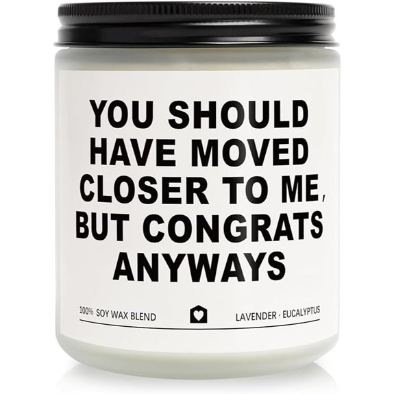 Lavender Scented Candle - Housewarming Gift for New Home