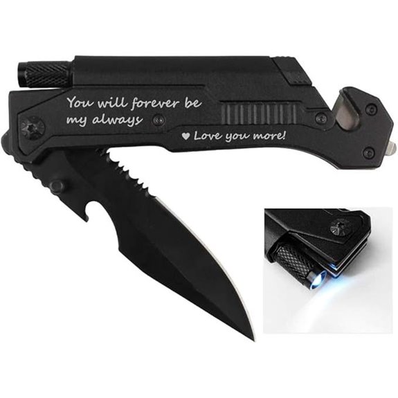 Multi-Function Pocket Knife with LED & Fire Starter
