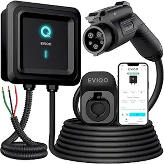 EVIQO Level 2 48A EV Charger Wall Mount