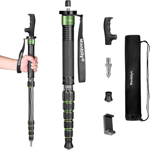 Manbily Carbon Fiber Monopod for DSLR Cameras