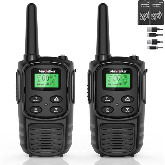 Long Range Walkie Talkies for Adults (2-Pack)