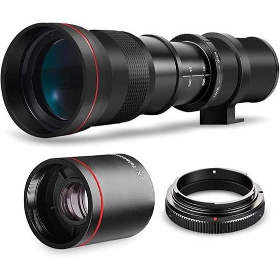 High-Power 420-1600mm f/8.3 Telephoto Lens for Nikon