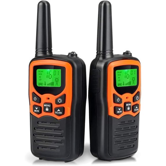 MOICO Long Range Walkie Talkies with LED Flashlight