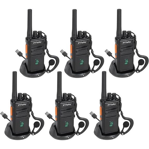 FR1 Plus Long Range Walkie Talkies (6 Pack)