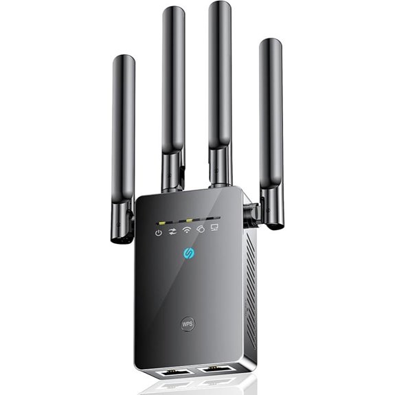 WiFi Extender Signal Booster Long Range Ethernet Port