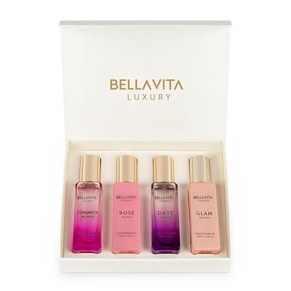 BellaVita Luxury Women's Perfume Gift Set (4x20ml)