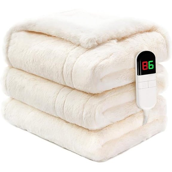 Premium Heated Throw Blanket with 8 Heating Levels