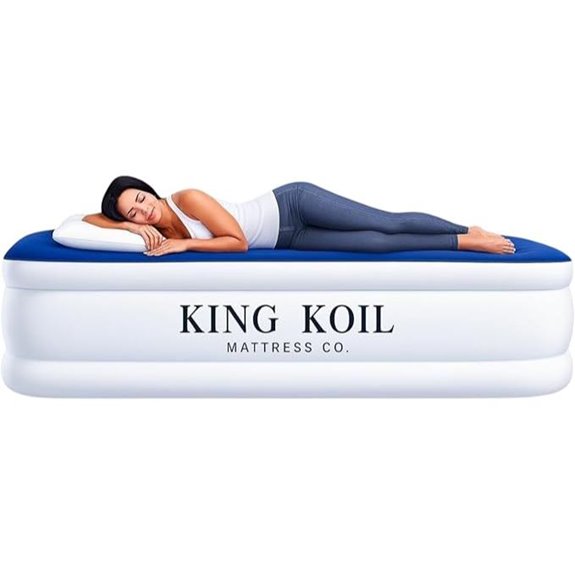 King Koil Luxury Queen Air Mattress with Pump