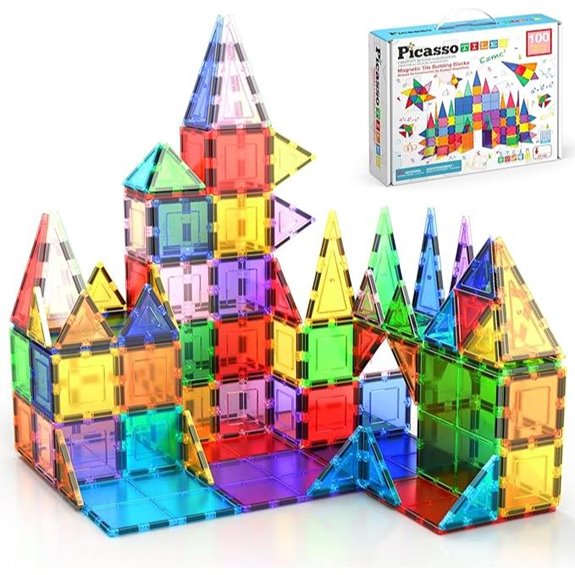 PicassoTiles 100-Piece Magnetic Building Set