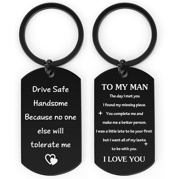 Christmas Gifts for Men Keychain Anniversary Valentine's