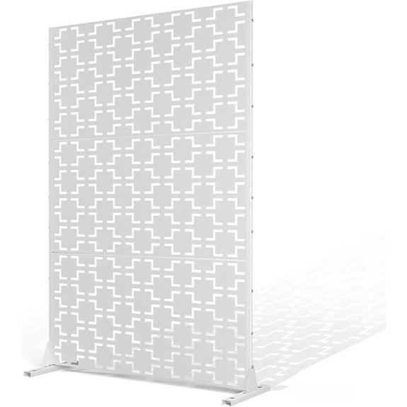 Metal Outdoor Privacy Screen Panel (72H×47W)
