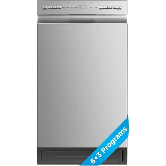 Midea MDF18A1AST Built-in Dishwasher with 8 Settings