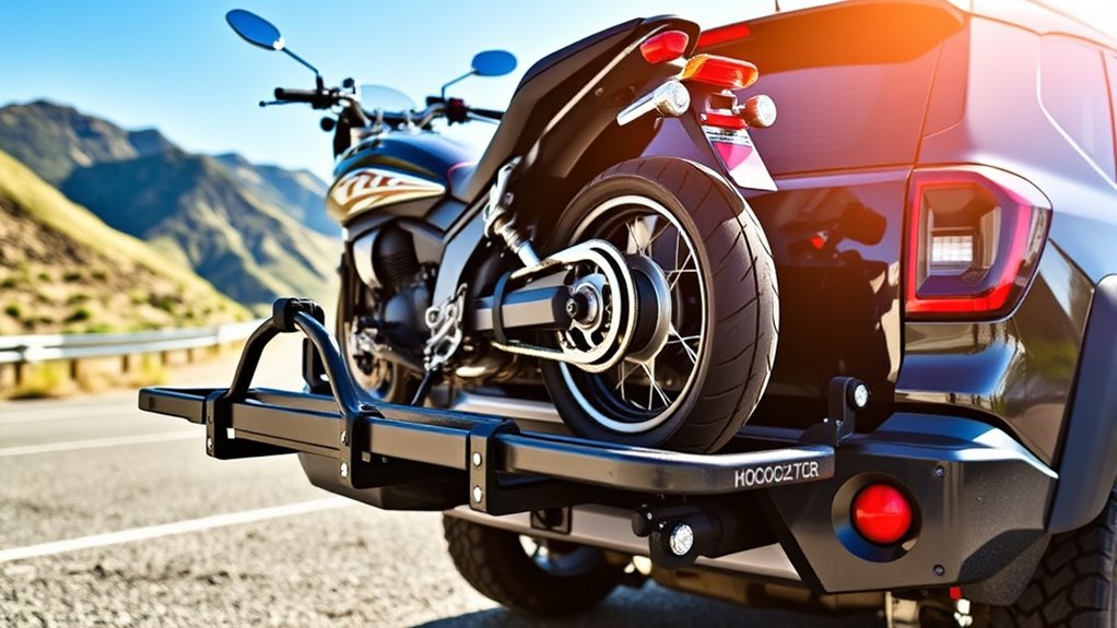 motorcycle hitch compatibility and security