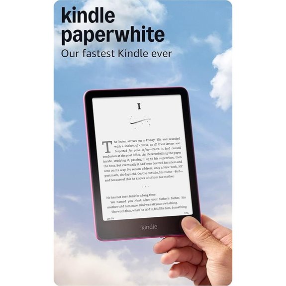 Kindle Paperwhite 16GB (Newest Model) Raspberry