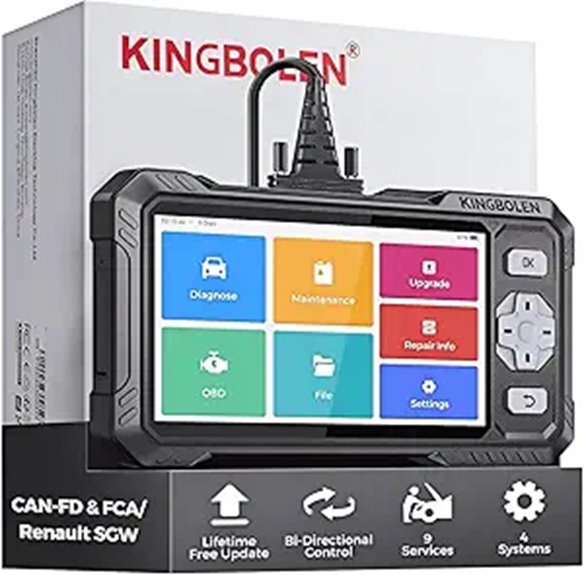 KINGBOLEN OBD2 S608 Scan Tool with Bidirectional Features
