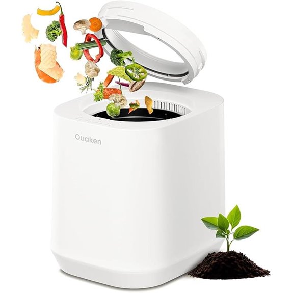 Electric Kitchen Composter with Odorless Auto-Cleaning