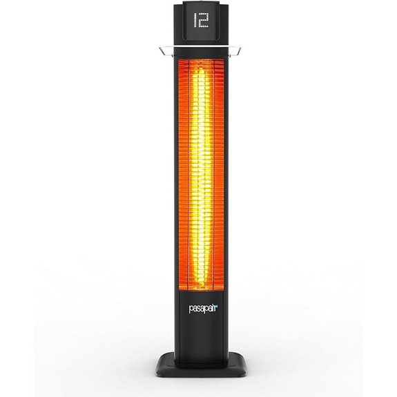 Pasapair 42 Outdoor Infrared Patio Heater with Remote