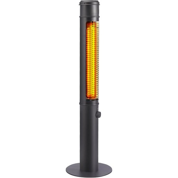 Outdoor Infrared Patio Heater 1500W Standing Tower
