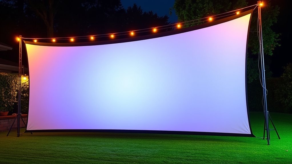 outdoor projector screen essentials