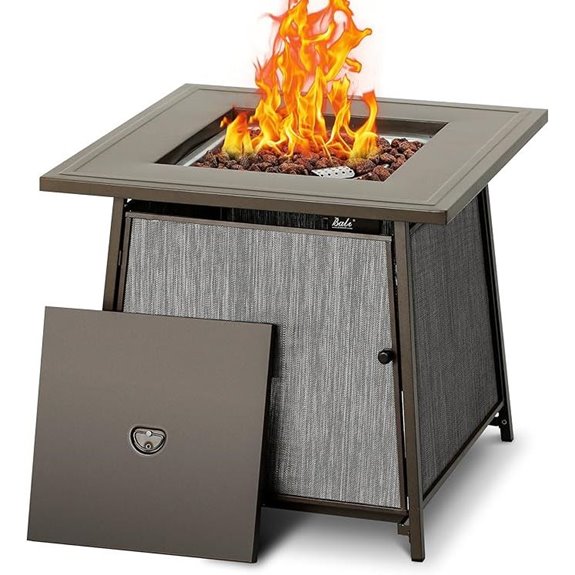 outdoor propane fire pit