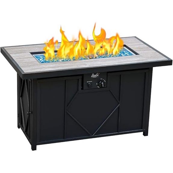 BALI OUTDOORS Propane Fire Pit Table (42In 60,000 BTU)