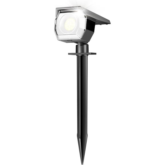 Peasur Solar Spot Lights Outdoor Waterproof 2-in-1