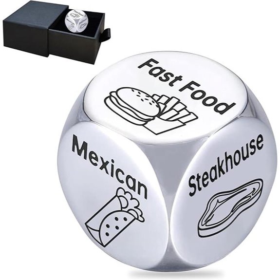 Father's Day Food Dice Gift from Wife and Kids