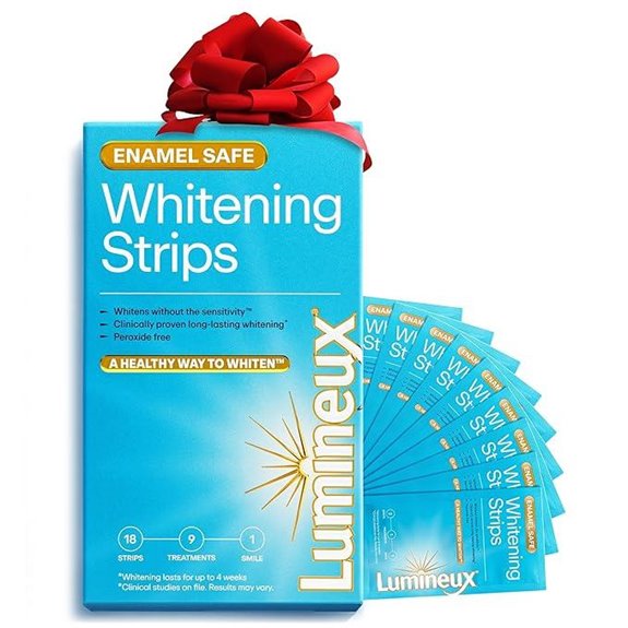 Lumineux Teeth Whitening Strips Kit - Peroxide Free